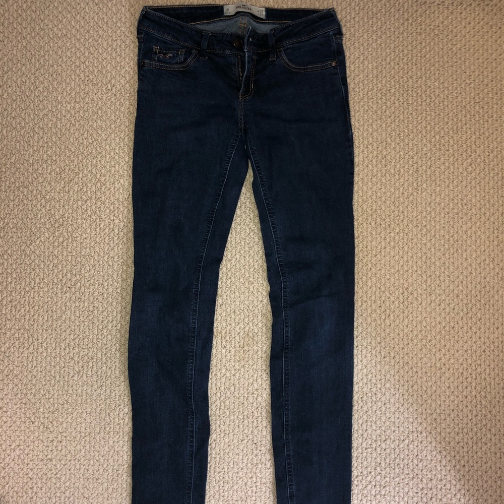 Hollister Dark Low Waist Skinny Jeans